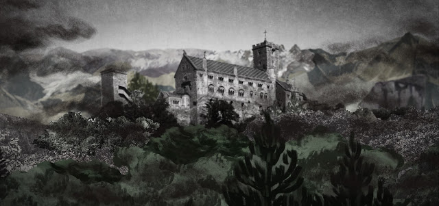 Wagner: Tannhäuser - animation by Amber Cooper-Davies., courtesy of Teatro Nacional de São Carlos in Lisbon Wagner: Tannhäuser - animation by Amber Cooper-Davies., courtesy of Teatro Nacional de São Carlos in Lisbon