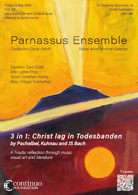 3in1: Christ lag in TodesBanden by Pachelbel, Kuhnau and JS Bach with artistic and literary responses’