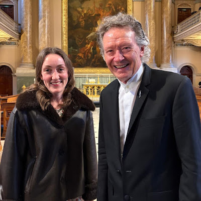 Kerensa Briggs & Harry Christophers at the Old Royal Naval College Chapel, Greenwich (Photo: The Sixteen)