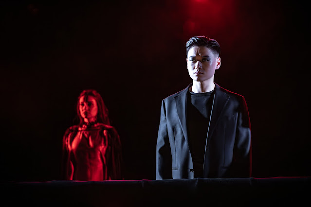 Britten: The Rape of Lucretia - Yihui Wang (with Viktoria Melkonian in background)  - Royal Academy Opera (Photo: Craig Fuller)