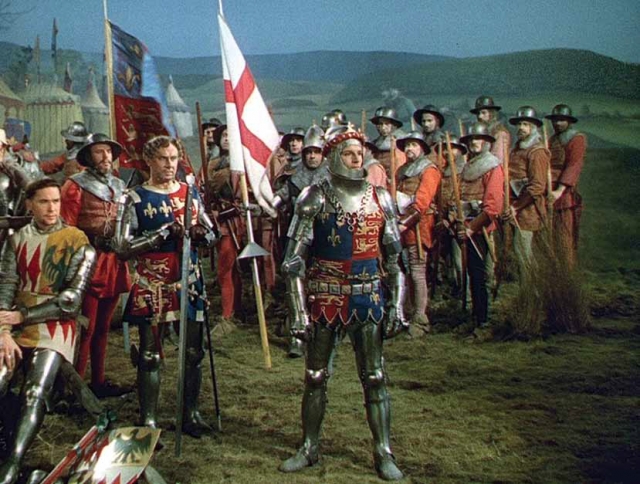 Laurence Olivier in Henry V Laurence Olivier in Henry V