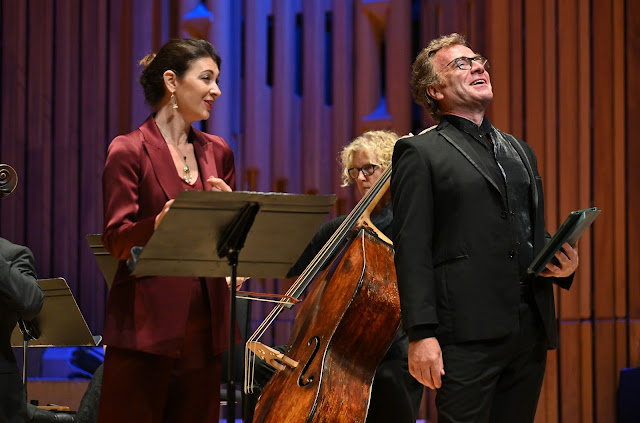 Handel: Serse - Claudia Huckle, Luca Tittoto - Academy of Ancient Music, the Barbican (Photo: Mark Allan) Handel: Serse - Claudia Huckle, Luca Tittoto - Academy of Ancient Music, the Barbican (Photo: Mark Allan)