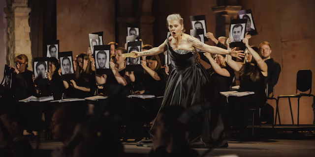 Puccini: Turandot - Anne Sophie Duprels - Opera Holland Park (Photo: Pablo Strong)