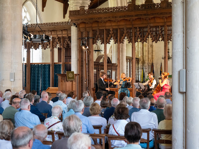 Sacconi String Quartet at Orford Church (Photo: Britten Pears Arts) Sacconi String Quartet at Orford Church (Photo: Britten Pears Arts)