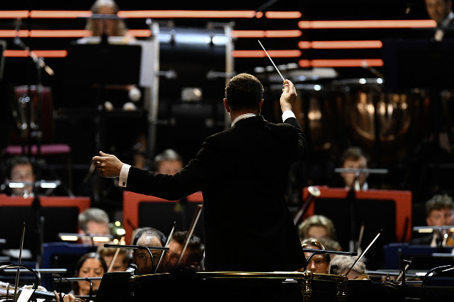 Respighi: Roman trilogy - John Wilson, Sinfonia of London - BBC Proms at Royal Albert Hall (Photo: BBC / Chris Christodoulou)
