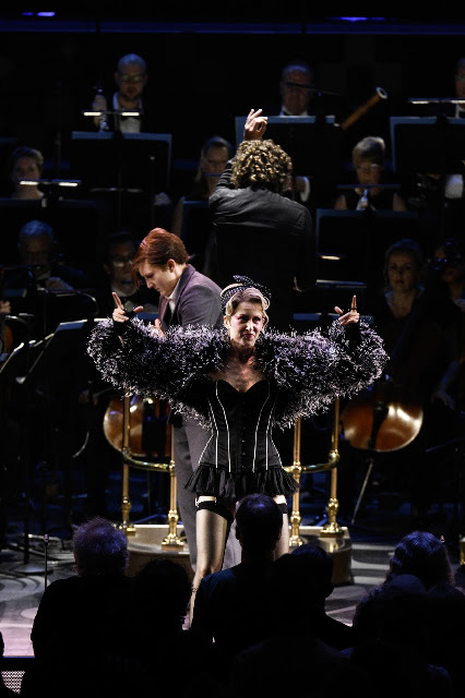 Richard Strauss: Ariadne auf Naxos - Samantha Hankey, Alina Wunderlin, Robin Ticciati, LPO - Glyndebourne Opera at BBC Proms (Photo: BBC/Chris Christodoulou)