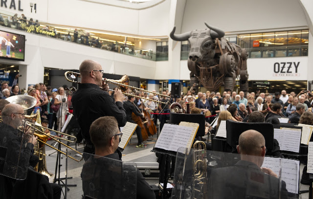 CBSO in the City 2025 - New Street Station (Photo: Jonathan Ferro) CBSO in the City 2025 - New Street Station (Photo: Jonathan Ferro)