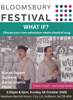 Baritone Kieran Rayner and pianist Gamal Khamis have created a recital programme, What If?, that explores the World War I through song including music by Finzi, Butterworth, Schubert, Robert & Clara Schumann, Ethel Smyth and more. But What If? is a recital with a difference. Baritone Kieran Rayner and pianist Gamal Khamis have created a recital programme, What If?, that explores the World War I through song including music by Finzi, Butterworth, Schubert, Robert & Clara Schumann, Ethel Smyth and more. But What If? is a recital with a difference.