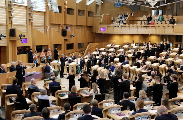 NYCOS BSL Youth Choir in a landmark performance at the Opening Ceremony of the Scottish Parliament on Saturday 27 June 2026 (Photo: Andrew Cowan/Scottish Parliament, © Scottish Parliamentary Corporate Body) NYCOS BSL Youth Choir in a landmark performance at the Opening Ceremony of the Scottish Parliament on Saturday 27 June 2026 (Photo: Andrew Cowan/Scottish Parliament, © Scottish Parliamentary Corporate Body)