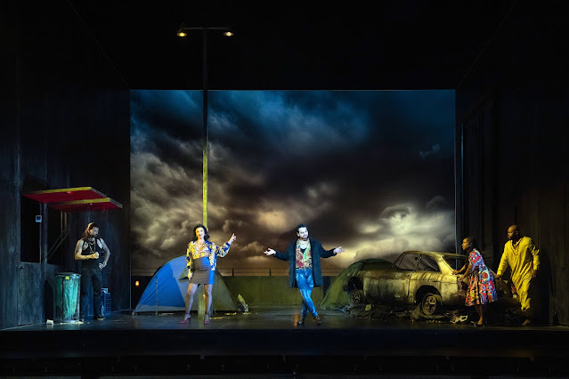 Verdi: Rigoletto - Callum Thorpe, Alonya Abramova, Leonardo Sánchez, Raven McMillon, Blake Denson  - Opera North, 2026 [Photo: Richard H Smith]