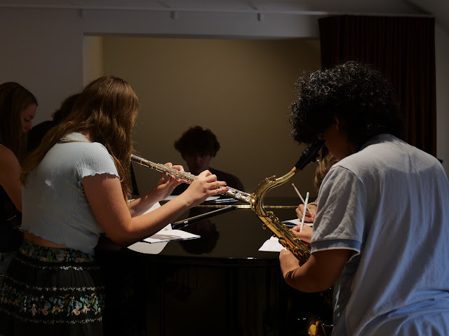 Students on the Advanced Young Musicians Programme [Photo: Britten Pears Arts]