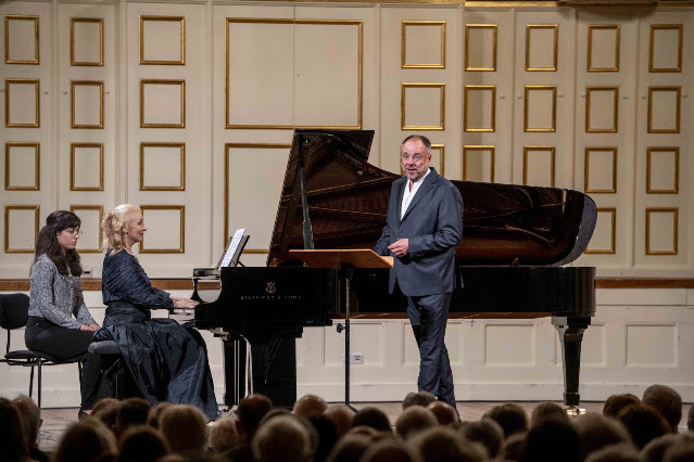Tamara Stefanovich, Matthias Goerne at Salzburg Easter Festival in 2025 [Photo: SF/Marco Borrelli]